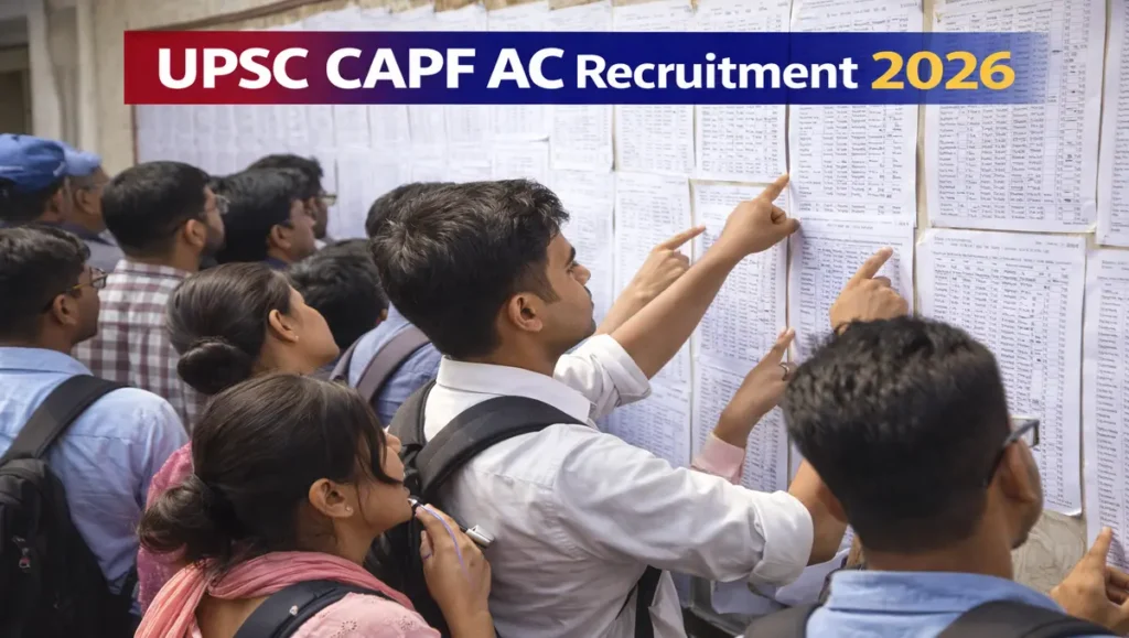 UPSC CAPF AC Recruitment 2026