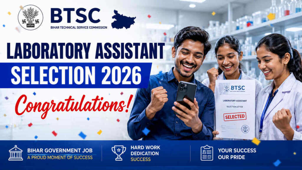 BTSC Laboratory Assistant Recruitment 2026