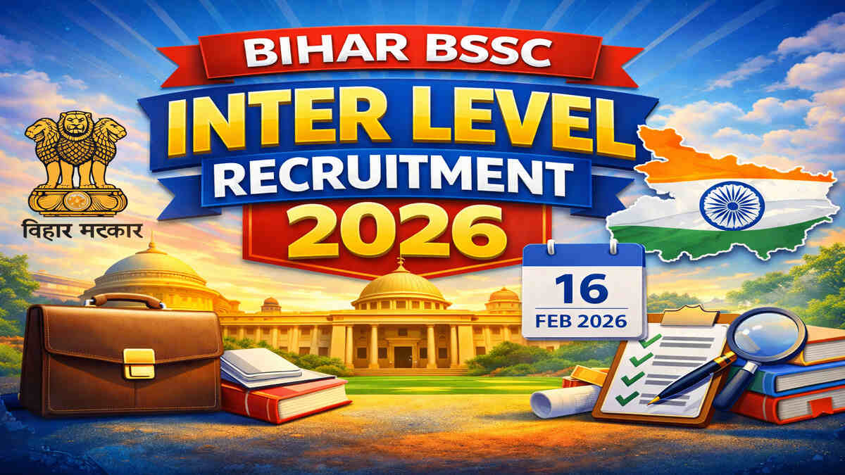 Bihar BSSC Inter Level Recruitment 2026