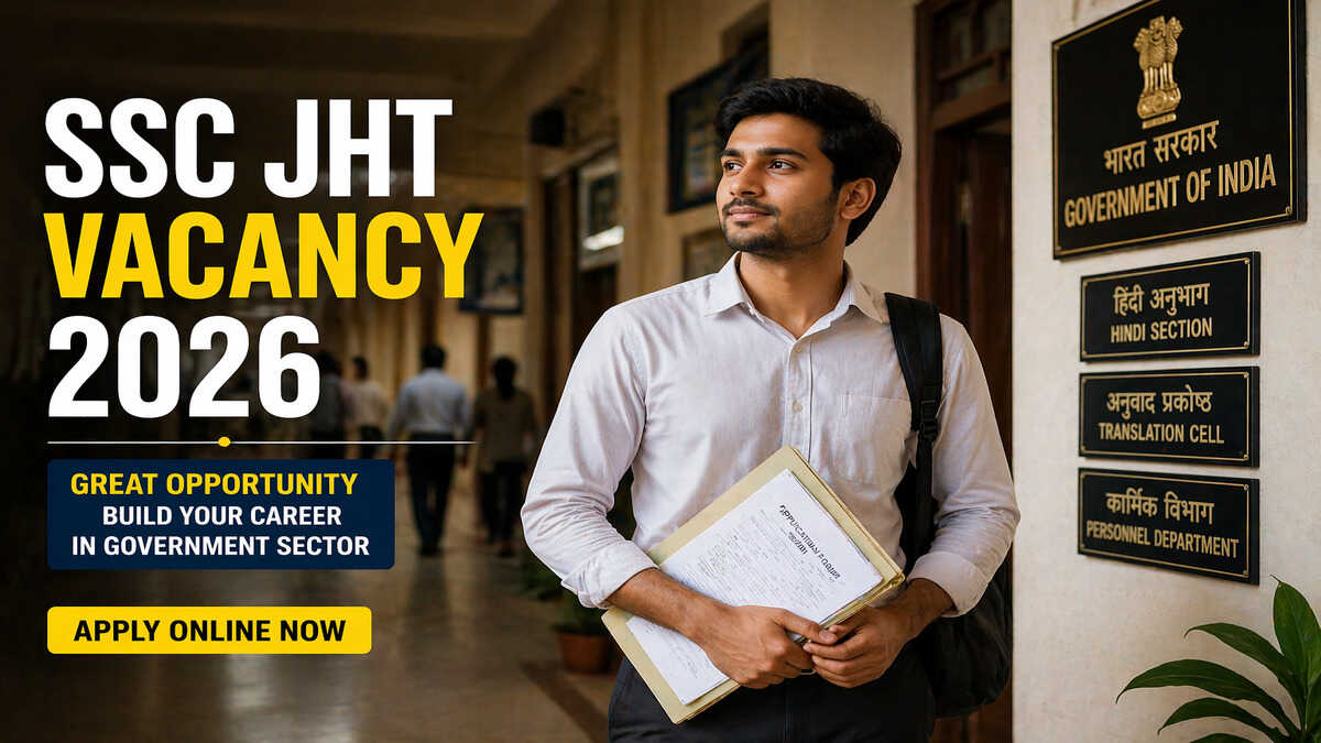 SSC JHT Recruitment 2026