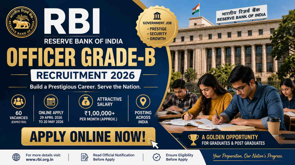 RBI Officer Grade-B Recruitment 2026